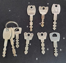Vintage Master Lock Keys Lot Of 9 picture