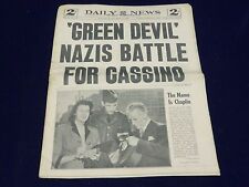 1944 MARCH 23 NEW YORK DAILY NEWS - NAZIS BATTLE FOR CASSINO - NP 1985 picture