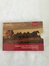 The Wells Fargo 150 Year Anniversary Commemorative Medallion Coin 1852-2002/NEW picture