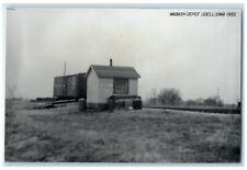 c1953 Wabash Depot Udell Iowa Railroad Train Depot Station RPPC Photo Postcard picture
