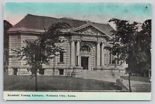 Webster City Iowa IA, Kendall Young Library, 1915 Antique Postcard picture