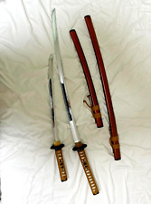 Vintage Japanese Samurai Imitation Long Sword Short Sword Katana yoroi wakizashi picture