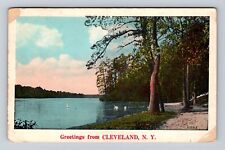 Cleveland OH-Ohio, General Greetings, Scenic Lake View, Vintage c1929 Postcard picture