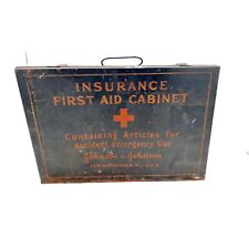 1910s Antique Johnson & Johnson’s Industrial First Aid Cabinet Very RARE picture