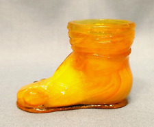 Boyd's Crystal Art Glass Toothpick Holder in the Form of a Boot picture