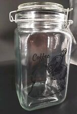 Vintage Sure Seal Mason Canning Jar Wire Bail Jar Coffee Canister 8