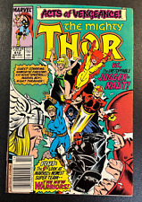 Thor Mighty 412 NEWSTAND Variant KEY 1st app NEW WARRIORS V 1 Avengers picture