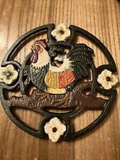 Cast Iron Rooster Trivet picture
