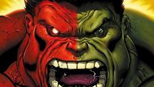 Red Hulk The Hulk Marvel Comics - Metal Print - 20cmx30cm  999900785 picture