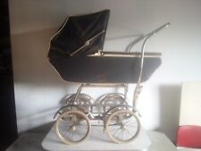 Vintage Navy Blue Carriage Buggy Stroller  1950’s picture