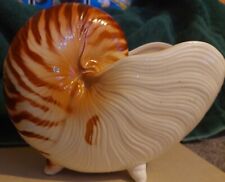Vintage Fitz and Floyd w/label Large Sea Shell Pottery Italy Fast SHIPPING picture