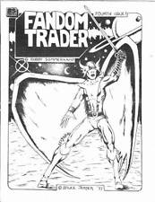 FANDOM TRADER #4 - 1977 comic book adzine fanzine picture