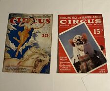 Lot of 2 - Ringling Bros and Barnum & Bailey Circus Magazine 1937 - 1939 picture
