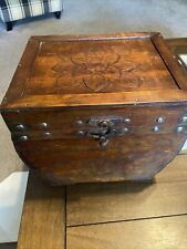 Wooden Storage Chest Jewelry, Functional, Wooden Storage Chest For Treasures picture