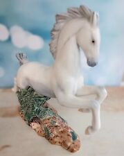 FRANKLIN MINT JUMPING VALENCIA HORSE HAND PAINTED PORCELAIN FIGURINE picture