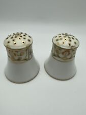 Nippon Salt And Pepper Shaker Hand Painted Porcelain Japan Excellent Condition picture