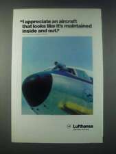 1978 Lufthansa Airlines Ad - Maintained Inside and Out picture