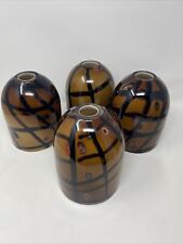(4) Murano Glass Style Pendant Light Glass Shade picture