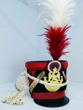 French Napoleonic Shako Helmet with Red Plume picture
