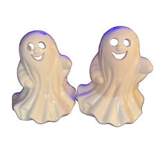 Vintage MCM Ceramic Ghost Tea Light Candle Holders picture