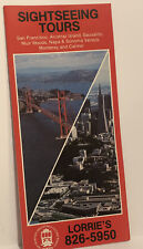 Vintage Sightseeing Tours Brochure Alcatraz Island San Francisco California BR4 picture
