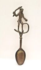 Brass Monkey   With Sword  Spoon   Vintage   3377 picture