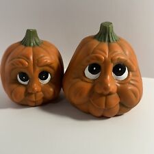 Vintage Anthropomorphic Pumpkins Halloween Ceramic Figurine Thanksgiving picture