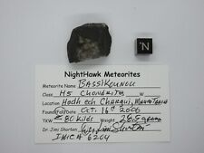 Bassikounou H5, S2, W0, Meteorite, 28.5 grams, part with 35% crust picture