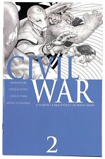 Civil War #2 3rd Print Sketch Variant Cover Marvel Comics 2006 picture