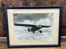 Vintage Framed Photography DELTA AIR SERVICE ~  Airplane Photo Pilots estate picture
