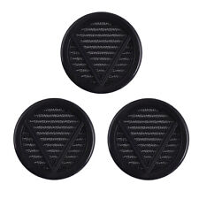 (Pack of 3) Black Round Crystal Gel Tobacco Smoking Cigar Humidor Humidifier picture