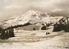 Asahel Curtis Hand Tinted Photo, Spring on Mt.Rainier. Circa 1910's. picture