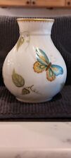ANNA WEATHERLY DESIGN HAND PAINTED VASE IN BUTTERFLY DESIGN picture