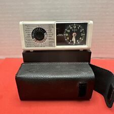 Vintage Sloan Electronic Mini Alarm Clock Working Portable With Case. TESTED picture