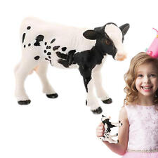 Realistic Holstein Cow Toys Calf Statue Cow Toys Educational Learning Toy Kids picture