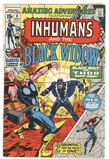 Amazing Adventures 8 Marvel 1971 FN Black Widow Inhumans Thor Neal Adams picture