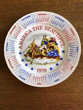 AMERICA THE BEAUTIFUL 1979 Calendar Plate Collectible picture