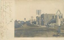 Postcard RPPC 1907 Kansas Udall Street Main Street North 23-12083 picture