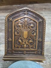 (1) Antique Bronze Single Embossed Bookend,  1900, Tiffany And Co. 20890-Z picture