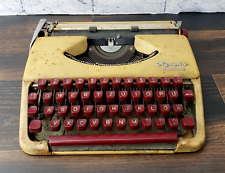 Antique Original Olympia SPLENDID 33 Vintage Suitcase Typewriter Working Order. picture