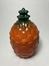 Pineapple Hazel Atlas Kix Cereal Promotional Jam / Jelly Jar Vintage 1930s 1940s picture