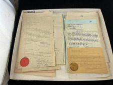 Antique Early 1900s large collection of 1st degree murder official documents picture