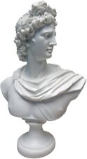 Design Toscano Apollo Belvedere Bust Statue, Single, White Twin picture