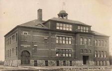 High School Building New Rockford North Dakota ND 1923 Real Photo RPPC picture