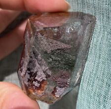 Garden quartz free form Natural Crystal Phantom Rainbow Inclusions Witchcraft picture