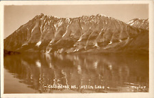Cathedral Mountain, Lake Atlin, Alaska AK RPPC Postcard picture