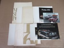 Vintage Lot of 11 Pontiac Grand Am Firebird Grand Prix 1965-74 Brochures  E7 picture