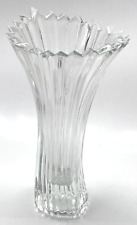 Mikasa Crystal Diamond Fire Curved Vase 8.5