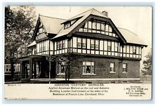 1912 Asbestos Shingles Building Lumber Cleveland Ohio OH RPPC Photo Postcard picture