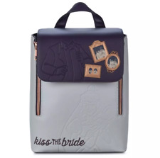 Walt Disney World Land Haunted Mansion Backpack Purple New Kiss The Bride picture